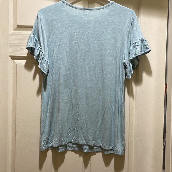 Loft light blue T-shirt (sz mp) - Picture 9 of 9